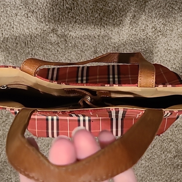 Burberry Red check tote bag - Picture 3 of 14